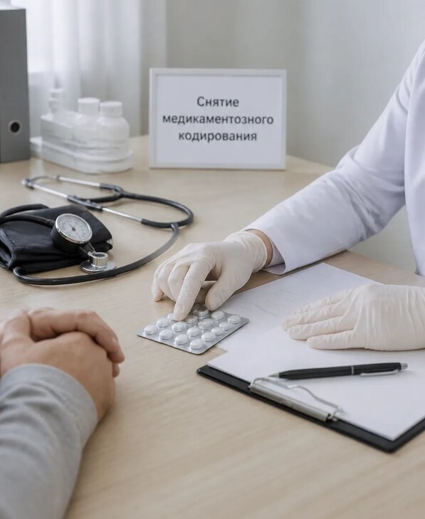 Снятие медикаментозного кодирования в Заинске от 5085 р. | Медзона